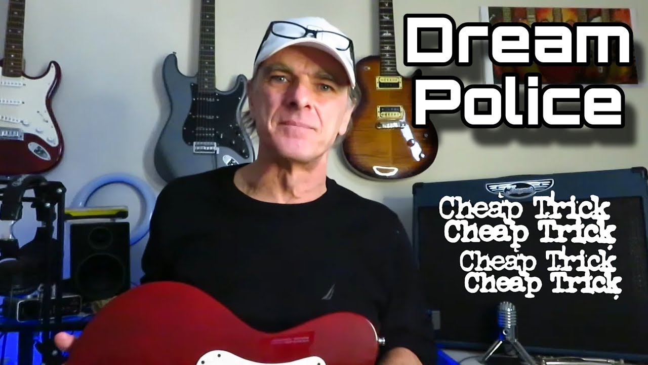 How to Play DREAM POLICE - Cheap Trick. Guitar Lesson (Rhythm and solos)