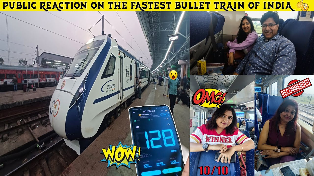 Public reaction on 22895 Howrah-Puri Vande Bharat Express (The fastest bullet train of India)