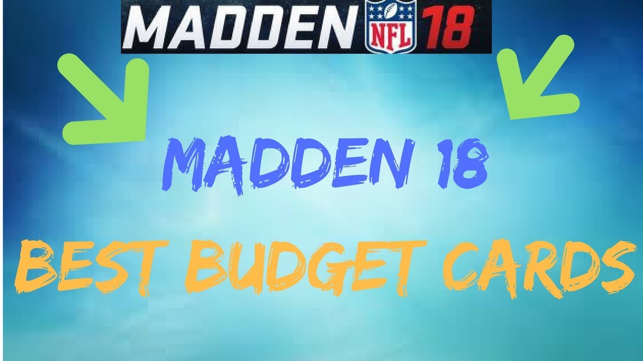 MADDEN 18- BEST GOLD PLAYERS ON OFFENSE! BEST BUDGET CARDS! MUT 18 ULTIMATE TEAM