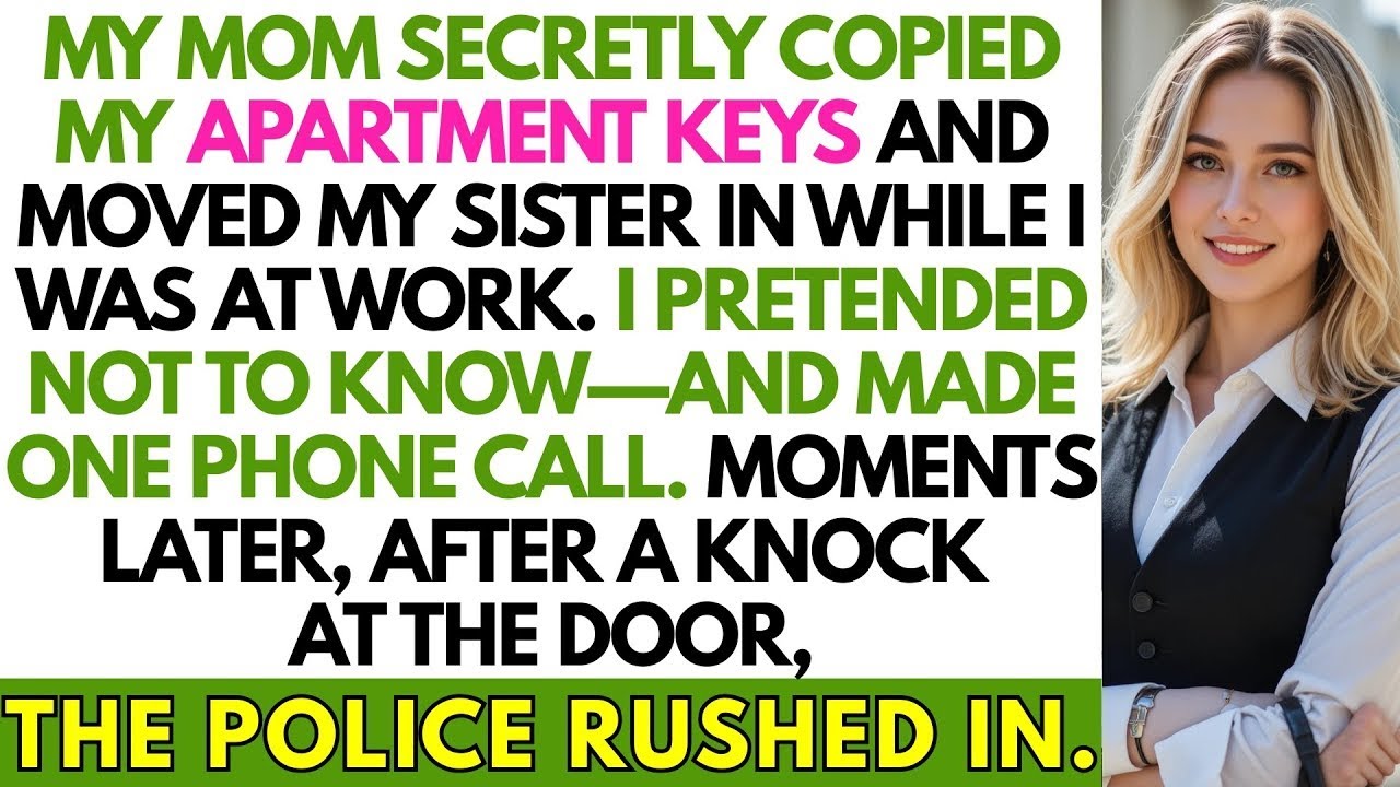 My Mom Secretly Copied My Apartment Keys and Moved My Sister In While I Was at Work—So I...