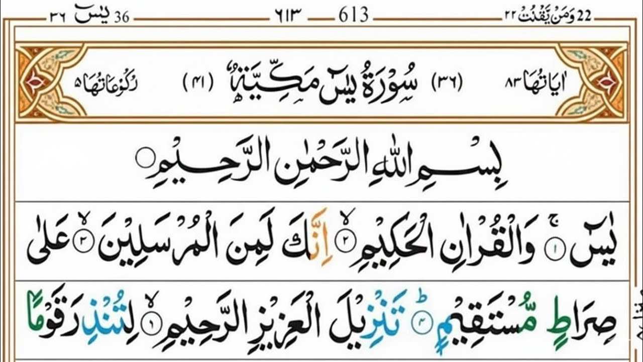 Surah Yasin (Yaseen) Full With ArabicText |Sheikh Abdul Rahman AlSudais Ep-32 #beautiful#surahyaseen