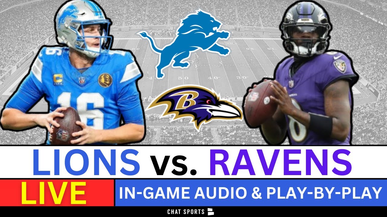Lions vs. Ravens Live Streaming Scoreboard, Play-By-Play, Game Audio & Highlights | NFL Week 3