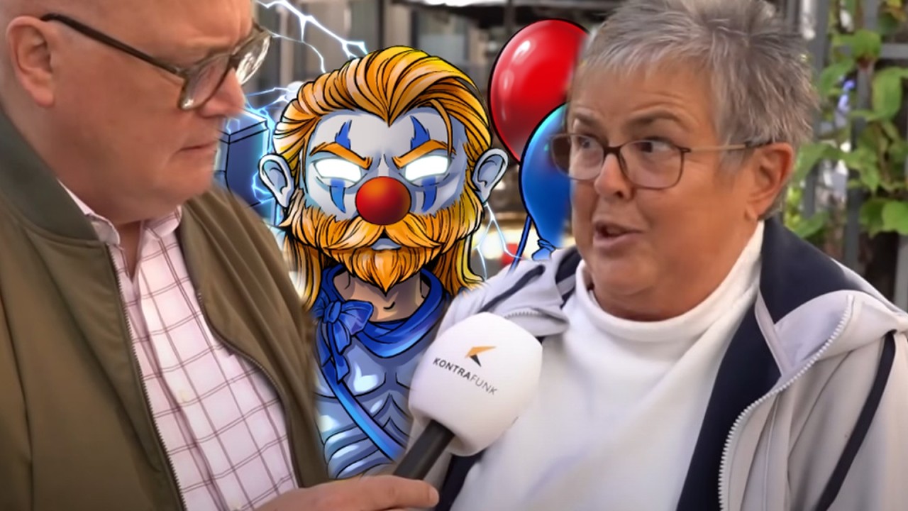 Was ist mit dieser Oma los?