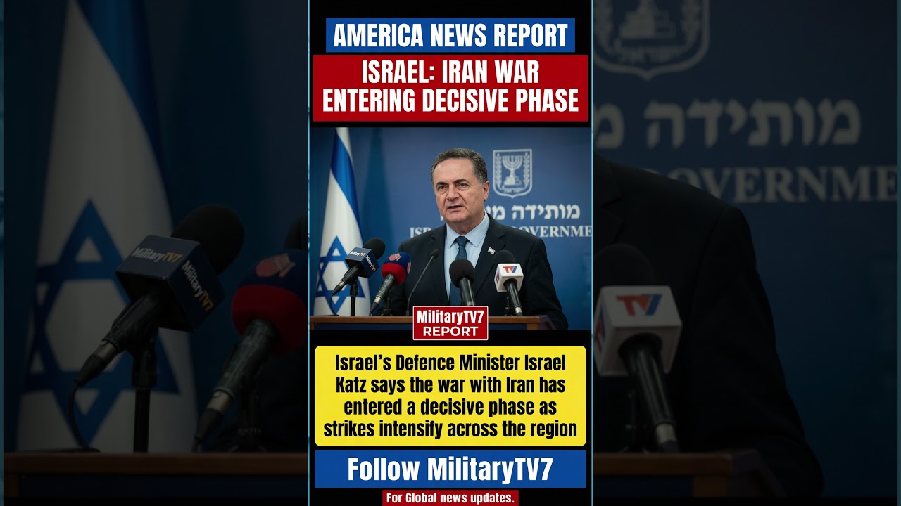 Israel Iran War Enters Decisive Phase | Big Statement by Israel Defence Minister