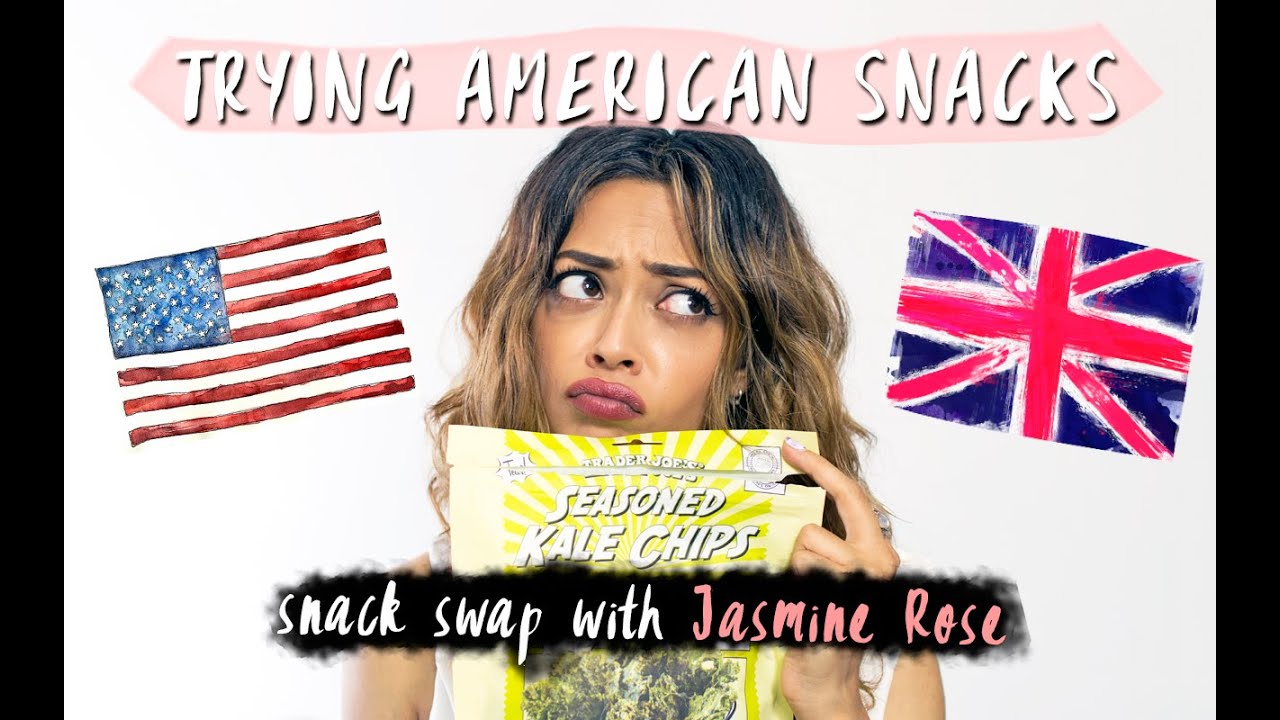 USA & UK SNACK SWAP WITH JASMINE ROSE | itslinamar