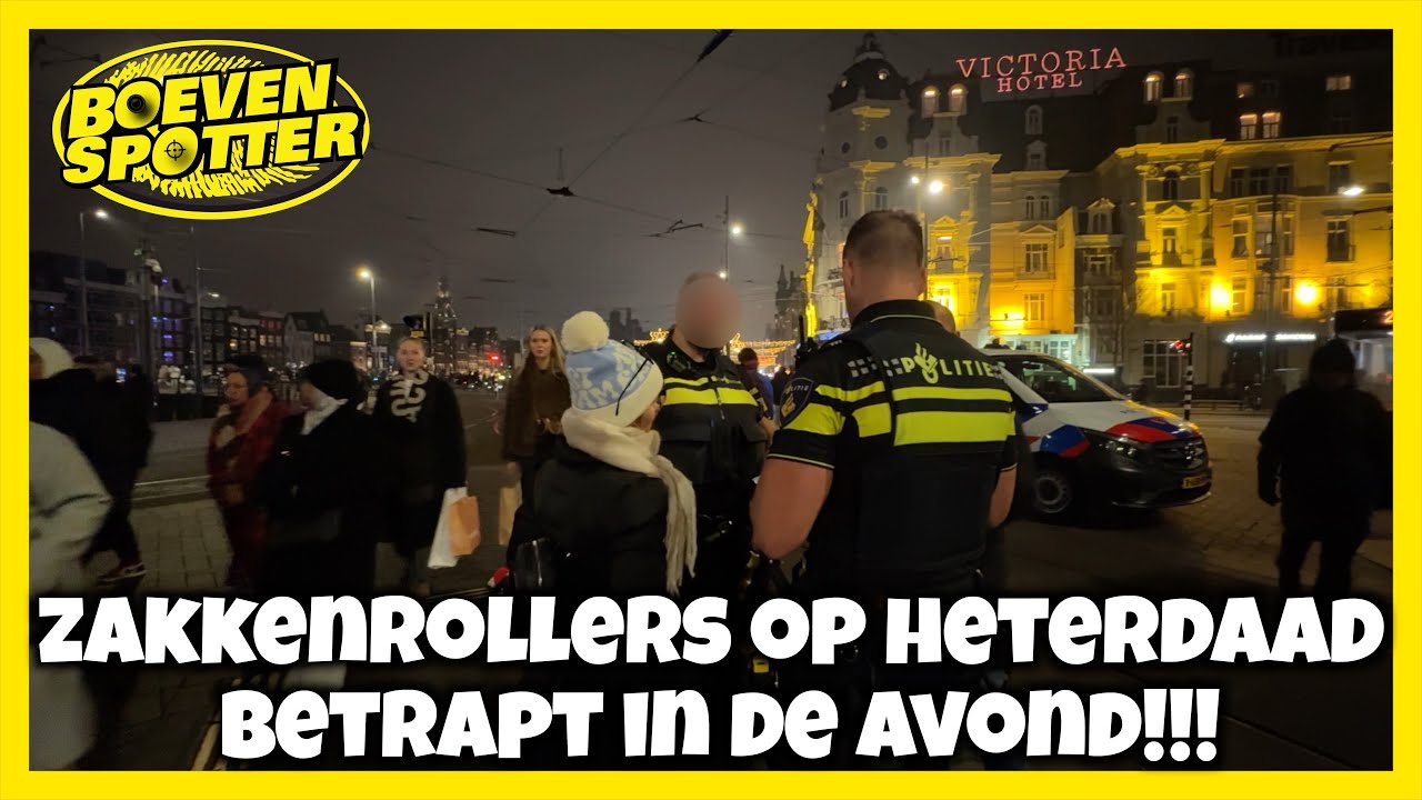 BOEVENSPOTTER -ZAKKENROLLERS OP HETERDAAD BETRAPT IN DE AVOND!!! #242 