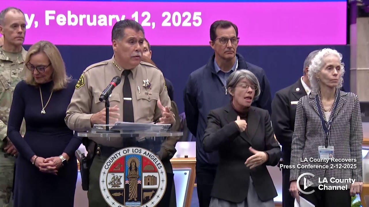 LA County Recovers Press Conference - February 12, 2025