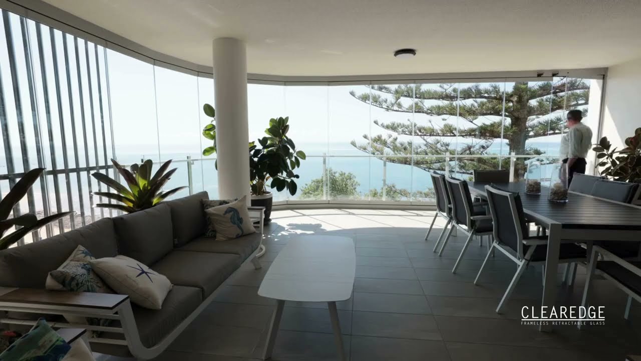 Clear Edge Balcony Glazing in Operation