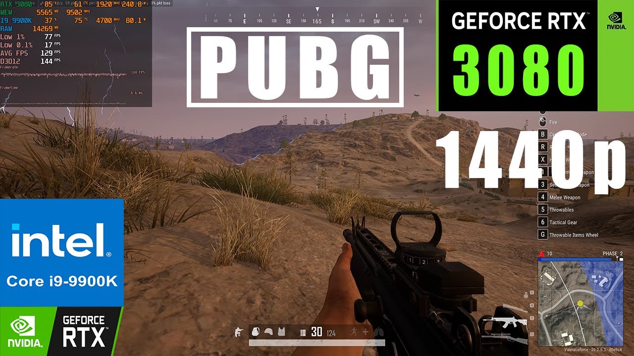 PUBG: BATTLEGROUNDS | RTX 3080 10GB ( 1440p Ultra Graphics )