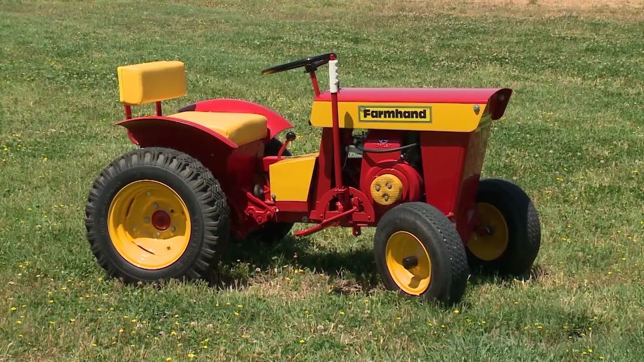 The ONLY Farmhand Model BUILT! 1963 FarmHand 100 - Classic  Garden Tractor
