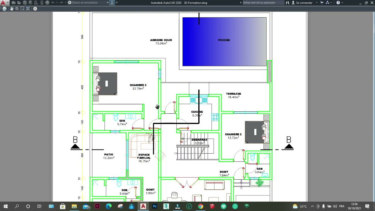 01 Imprimer à l'echelle sur Autocad