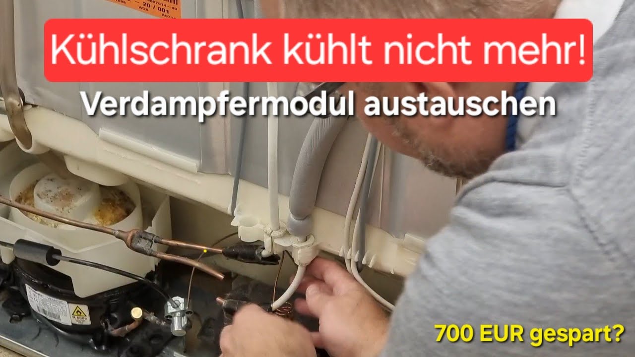 Kühlschrank kühlt nicht mehr - Austausch des Verdampfermoduls