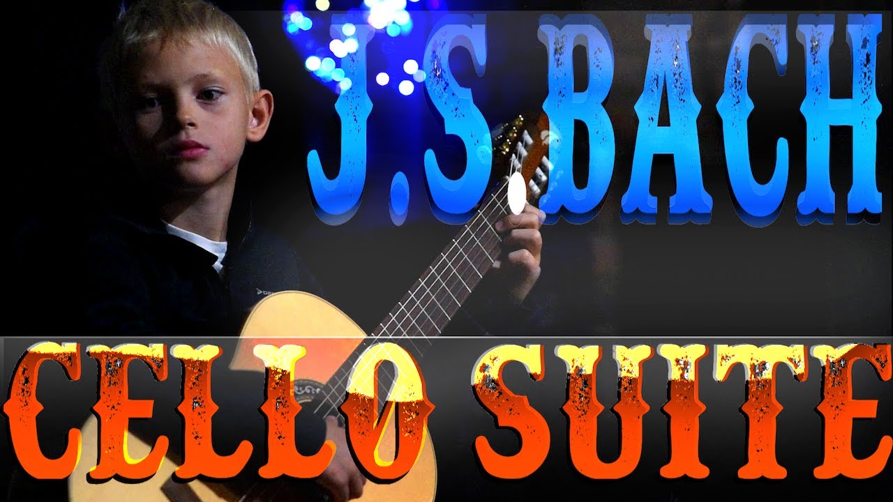 ADRIAN8 - Cello Suite on GUITAR - J.S.Bach - HD