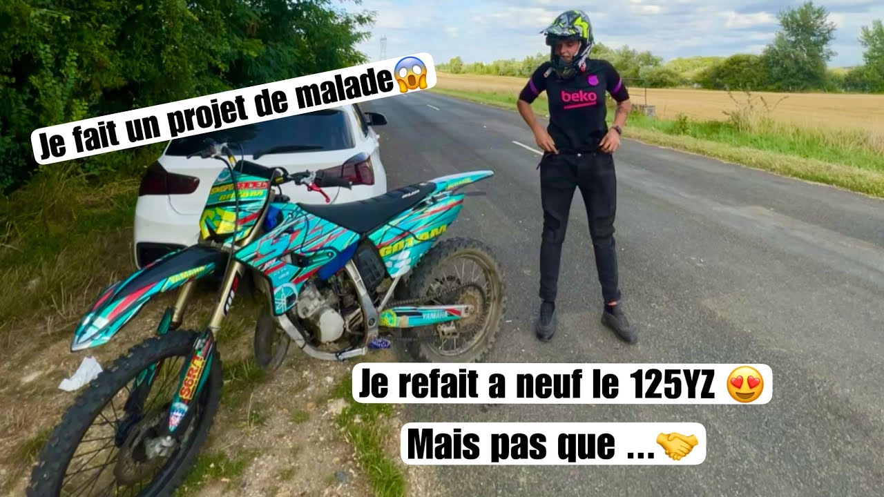 PROJET DE MALADE SUR MA 125YZ😱       PT1 (DÉMONTAGE DU MOTEUR)