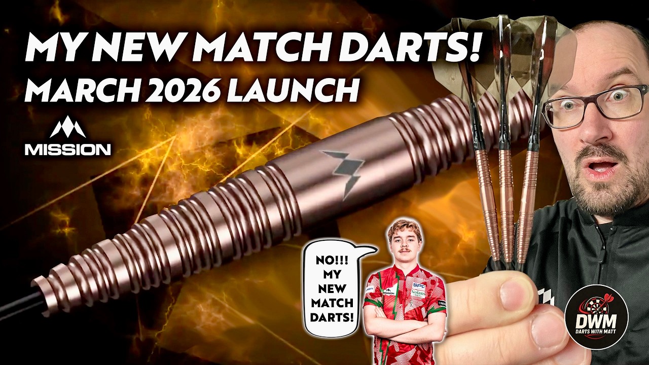 У меня появились НОВЫЕ дротики Match Darts! (Как и у Кэма Крэбтри) | Запуск Mission Darts в марте...