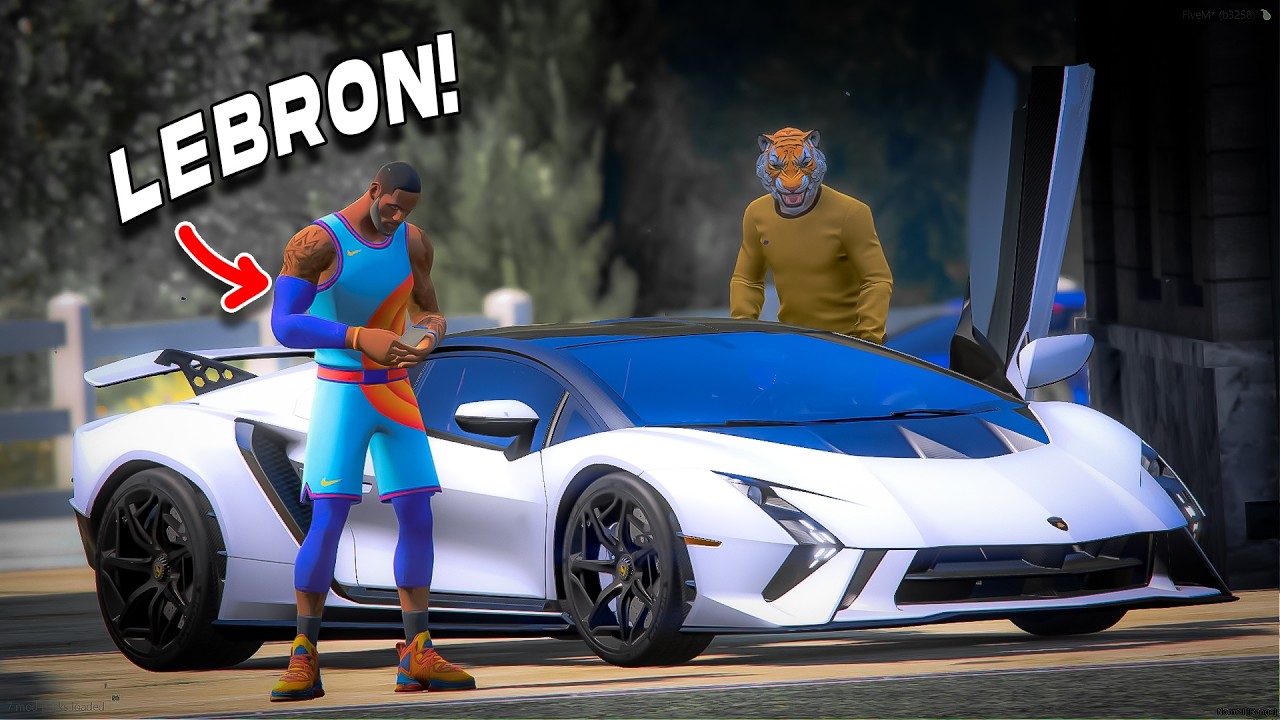 Stealing LeBron James’ $2,000,000 Lamborghini in GTA 5!