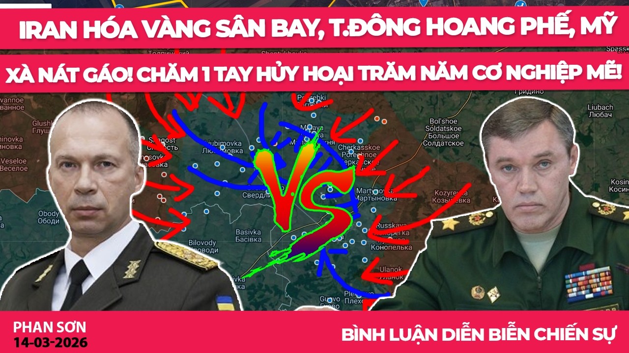 Iran hóa vàng sân bay: T.Đông hoang phế: Mỹ Xà nát gáo! Chăm 1 tay hủy hoại trăm năm cơ nghiệp Mẽ!