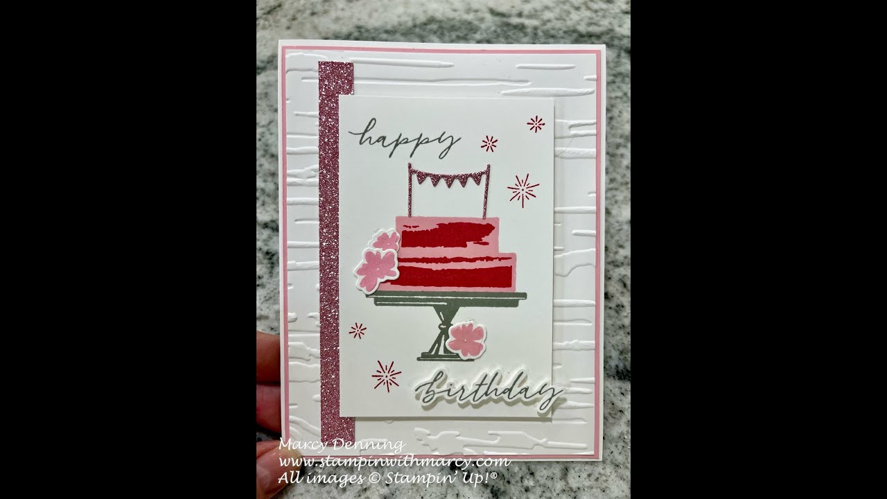 Cake Celebrations Bundle - Pink Birthday Card