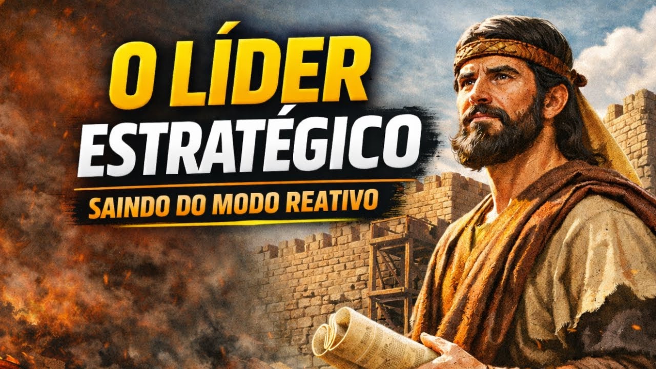 O Líder Estratégico: 3 Lições de Neemias para Sair do Modo Reativo e Liderar com Visão