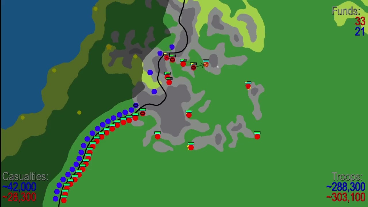 Unheard of Dominance in War of Dots