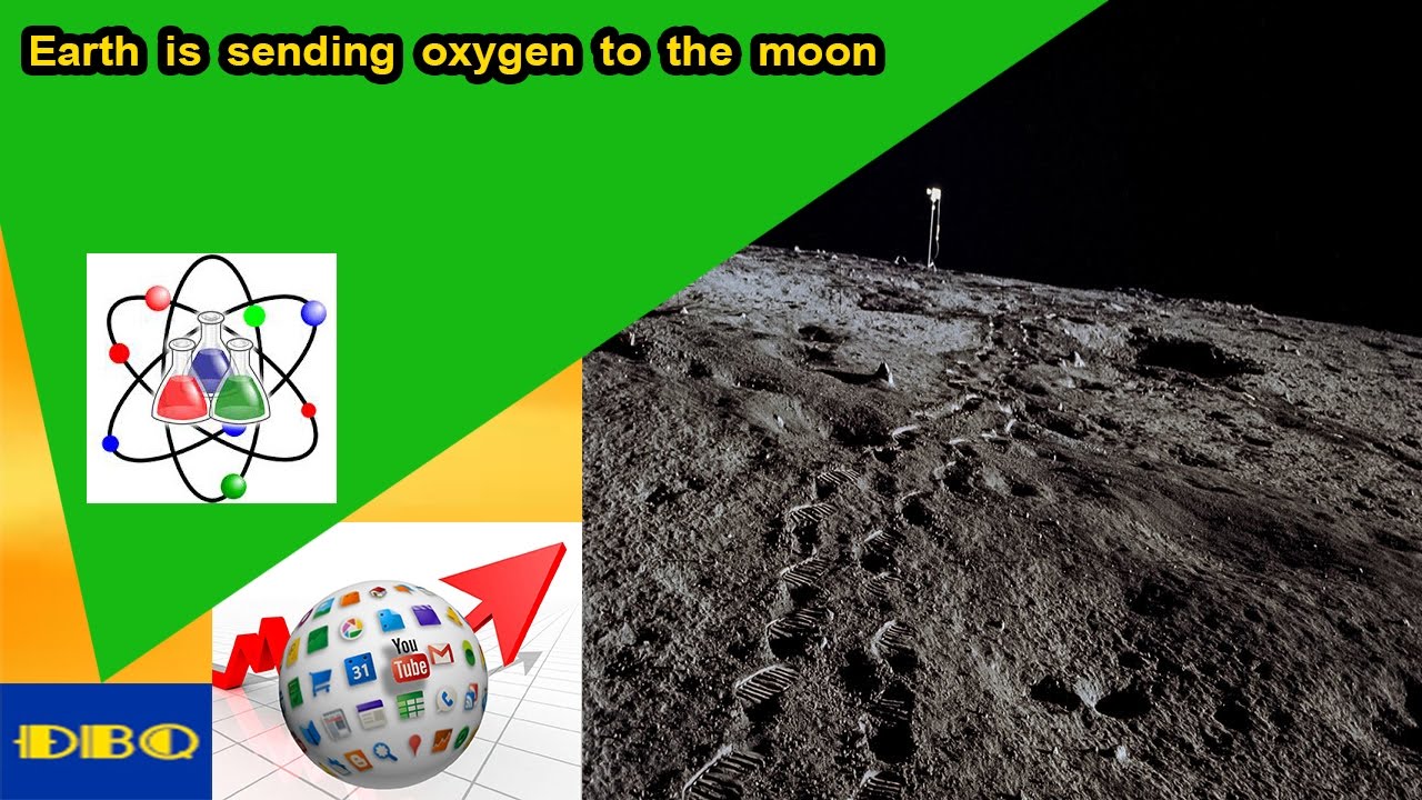 Earth is sending oxygen to the moon