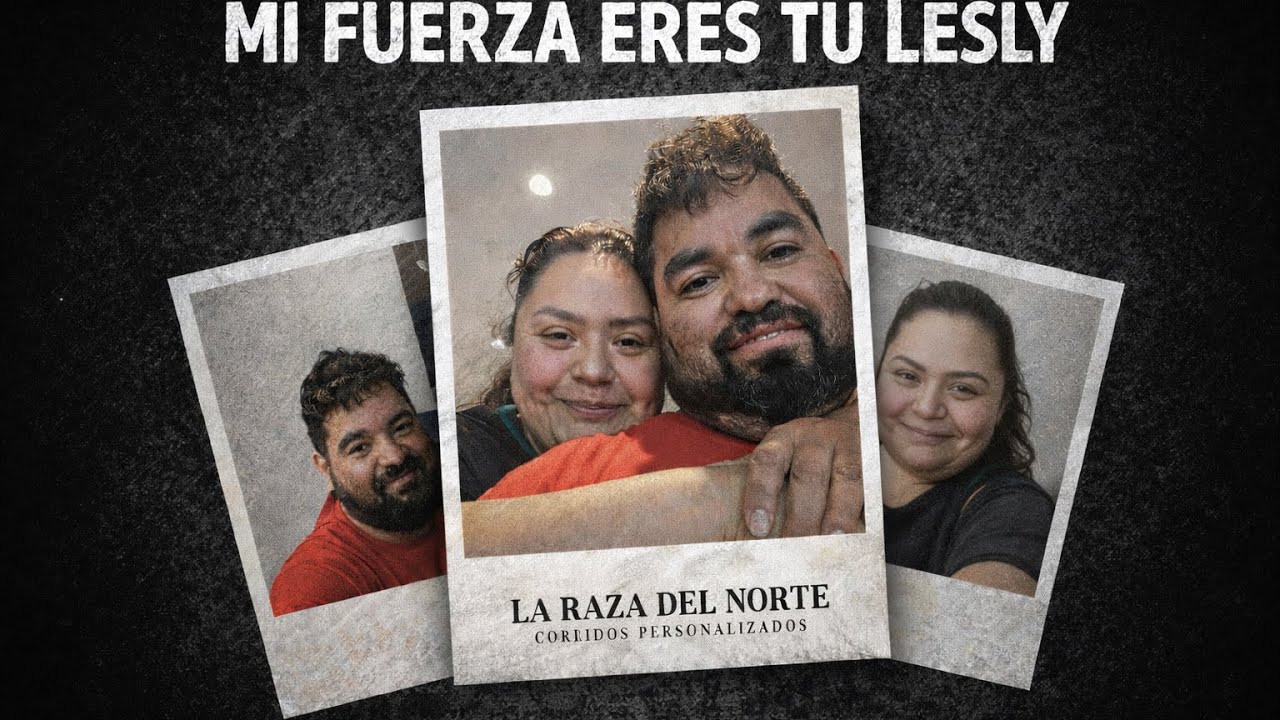 MI FUERZA ERES TÚ LESLY - LA RAZA DEL NORTE (Video Personalizado) #corridospersonalizados 