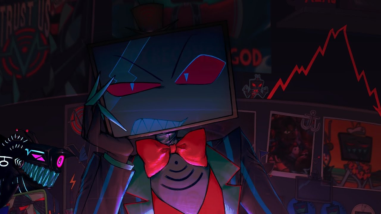 Don't you want to try summoning a demon?［hazbin hotel-Vox fanart］