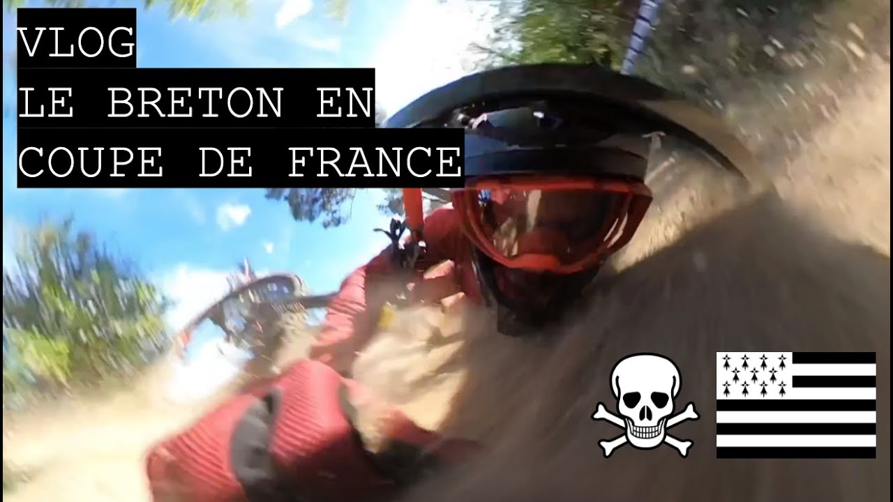 Le Breton sur la Coupe de france #1 - crash et collé