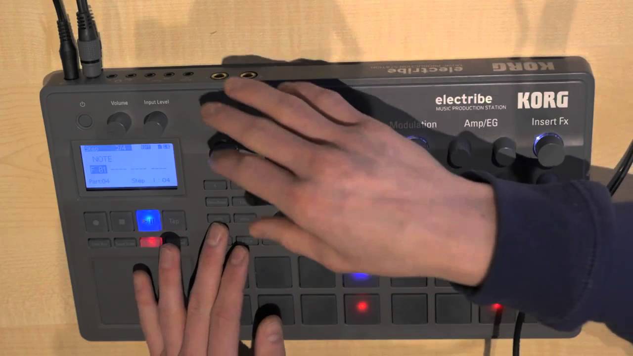 Korg Electribe 2 Tutorial   Seven Essential Bassline Patterns