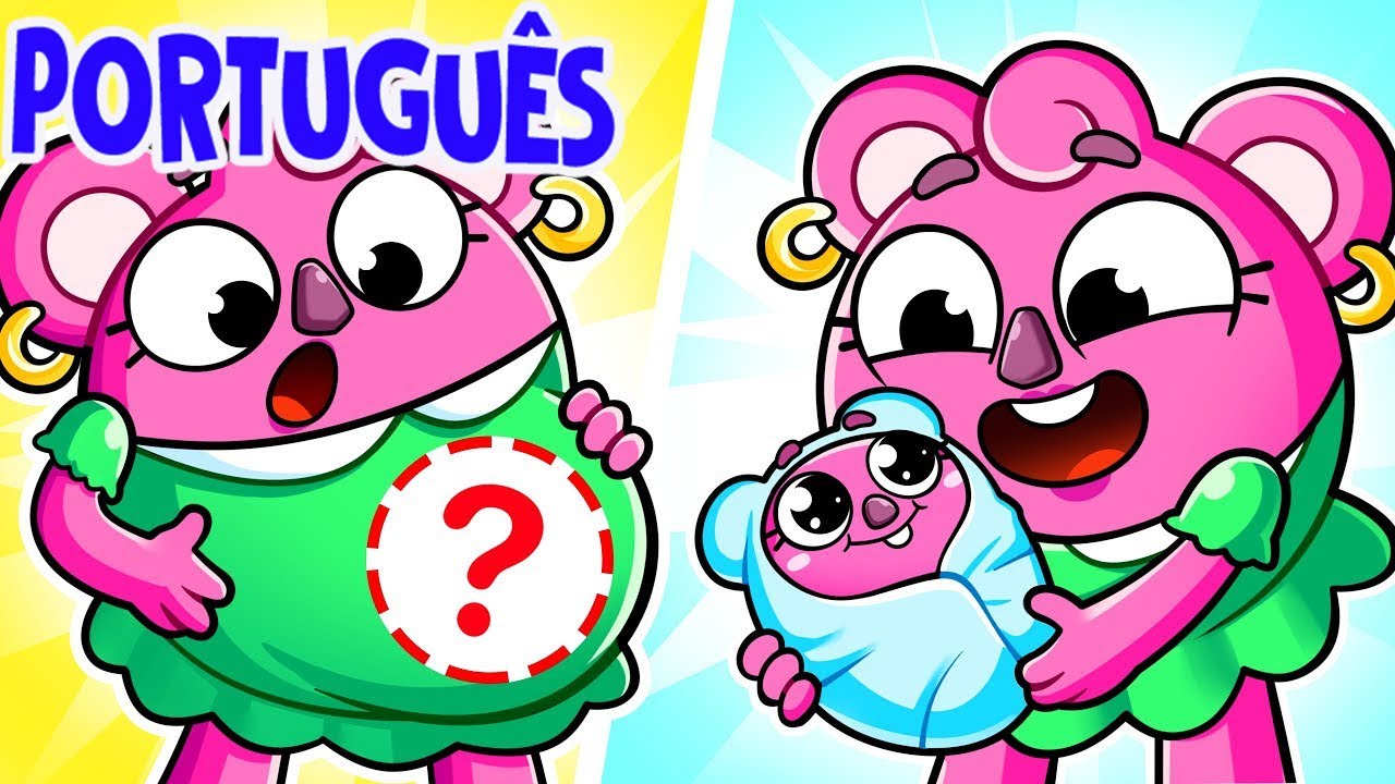 Como o Bebê Nasceu 🍼 Novo Irmãozinho | Músicas Engraçadas para Crianças 😻🐨🐰🦁 do Baby Zoo
