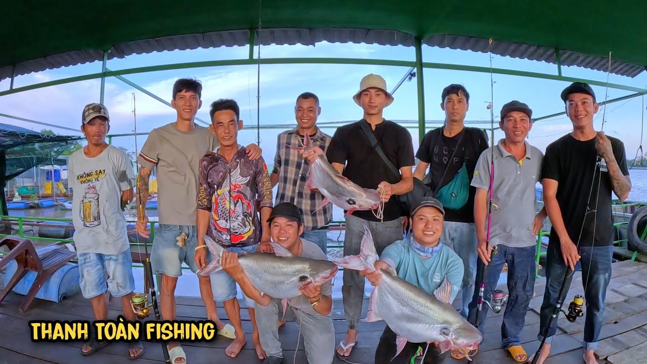 Săn Dồ Đém Đầu Mùa !! Cả nhóm lên cá Khủng tại bè Tina Tới Vĩnh Long.