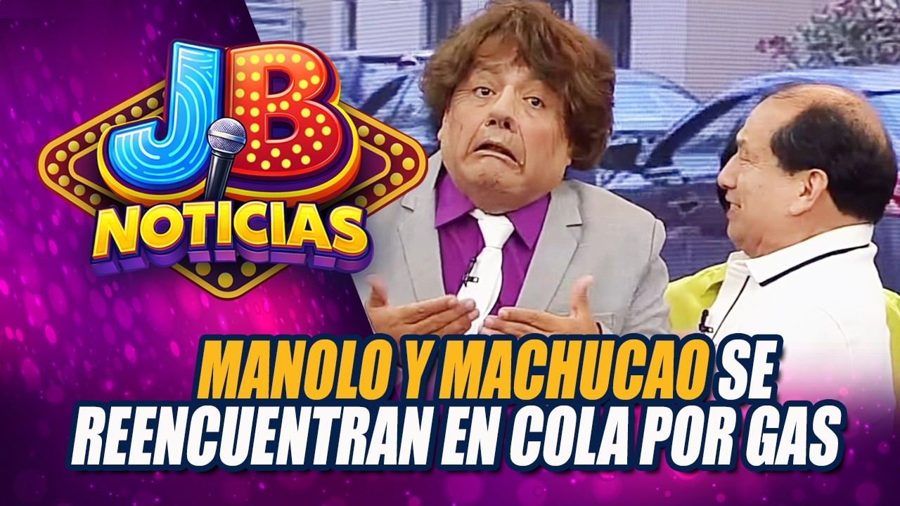 Manolo y Machucao se reencuentran en cola por gas