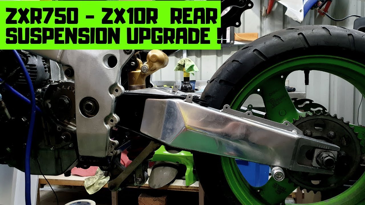 Motorcycle Rebuild Project : ZXR TURBO Ep21 Rear Suspension Upgrade