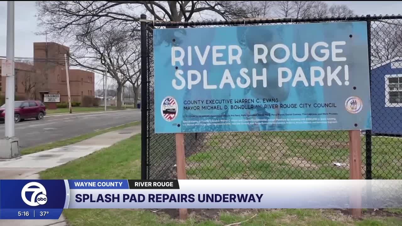 Аквапарк River Rouge Splash Park! проходит реконструкцию.