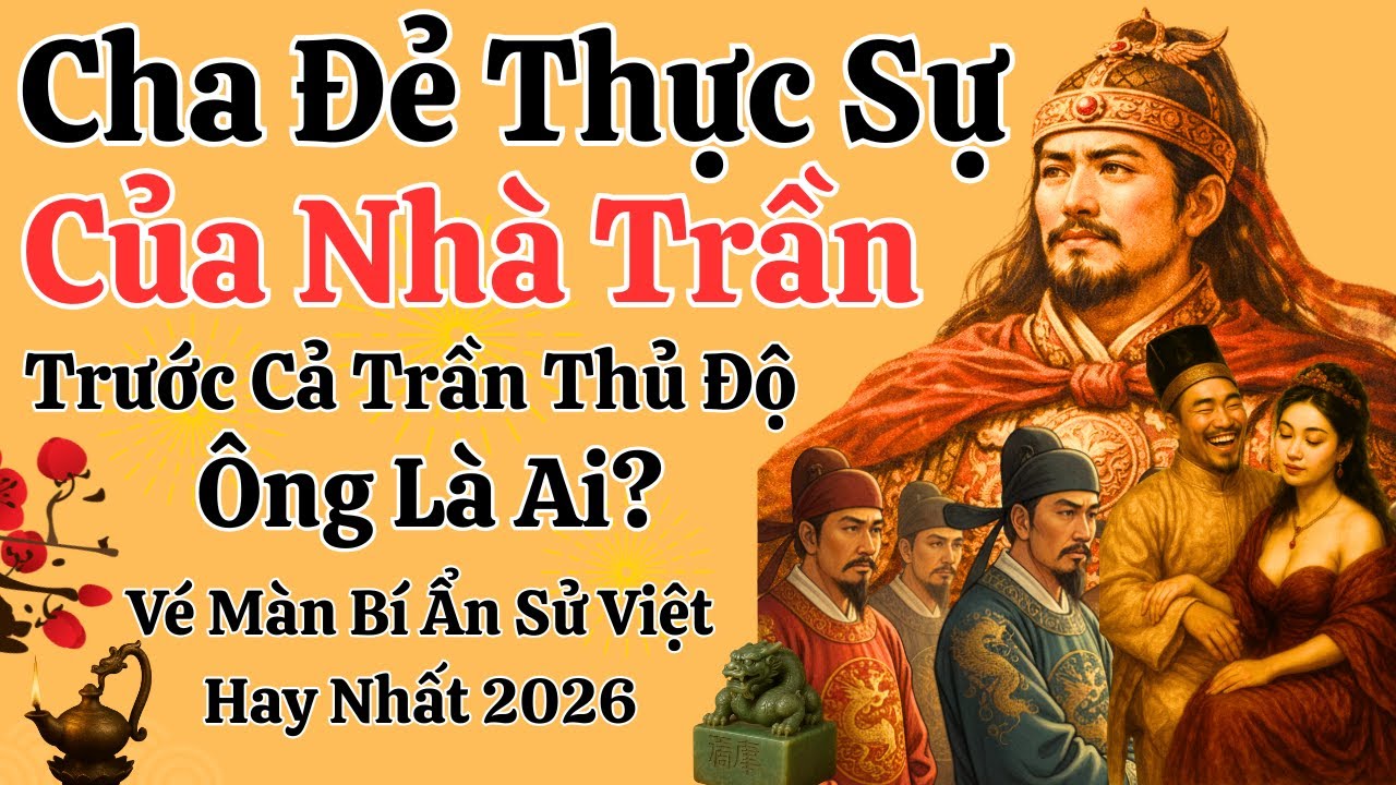 Bí Ẩn Về Cha Đẻ Thực Sự Của Nhà Trần – Quyền Lực Hơn Trần Thủ Độ? | Lịch Sử Dễ Ngủ