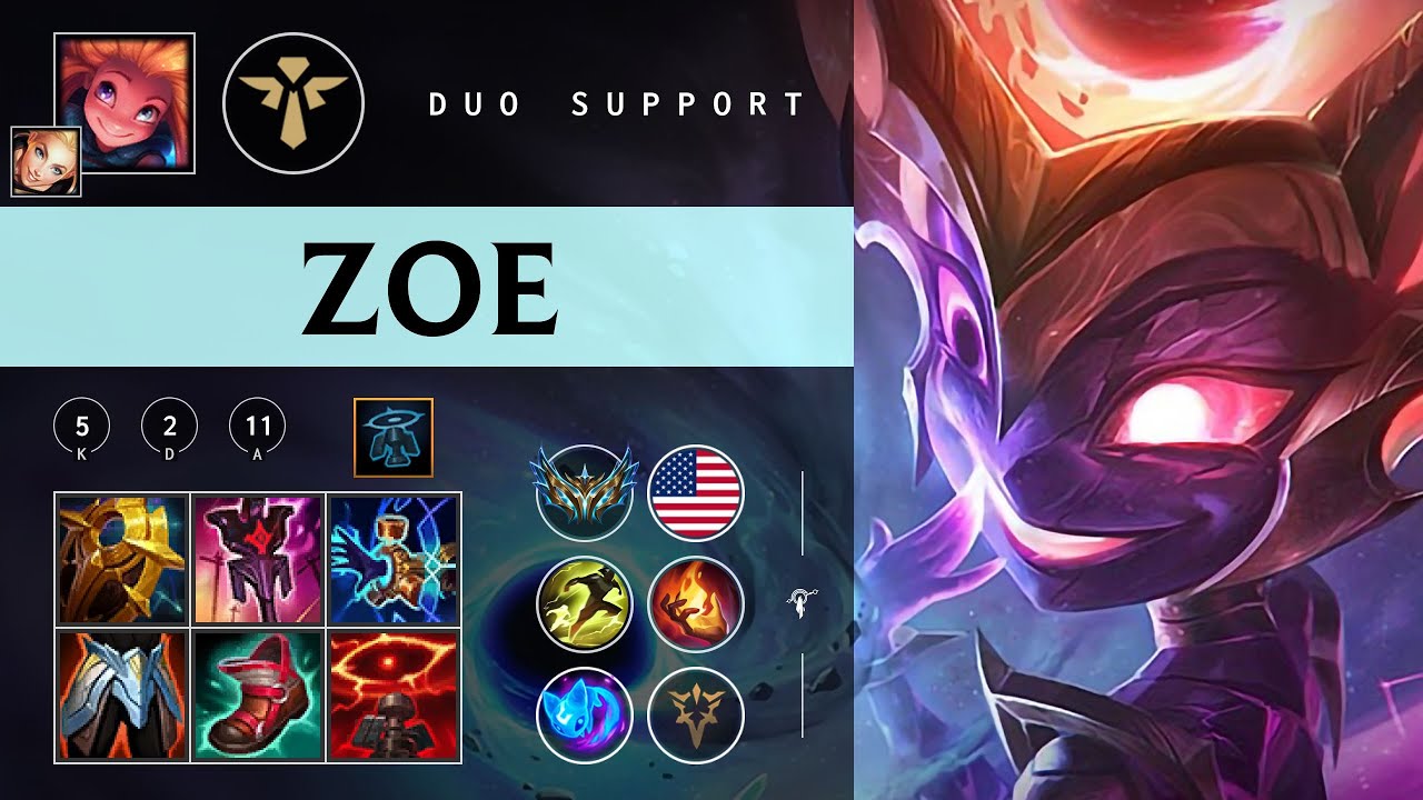 Zoe Support vs Yuumi - NA Challenger Patch 26.01