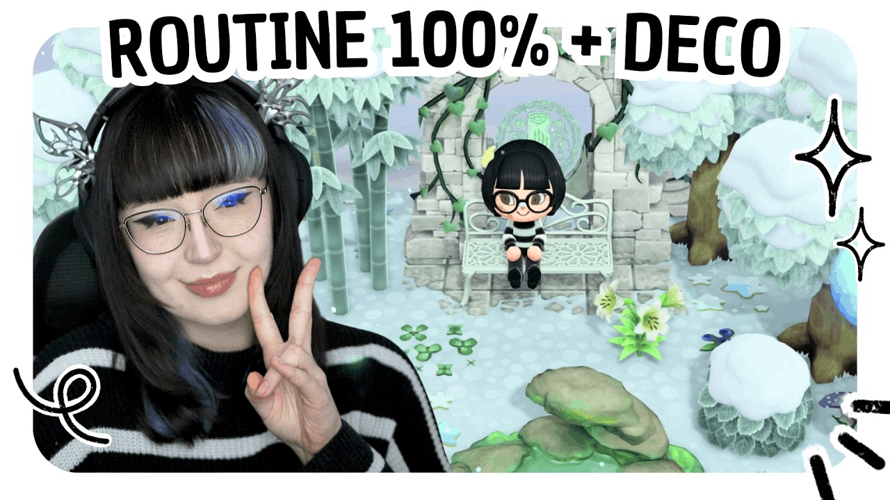 ACNH • Routine + Deco & Blabla ୧ Sérénité #31 ꒰ 100% • pas de TT • Switch 2 ꒱