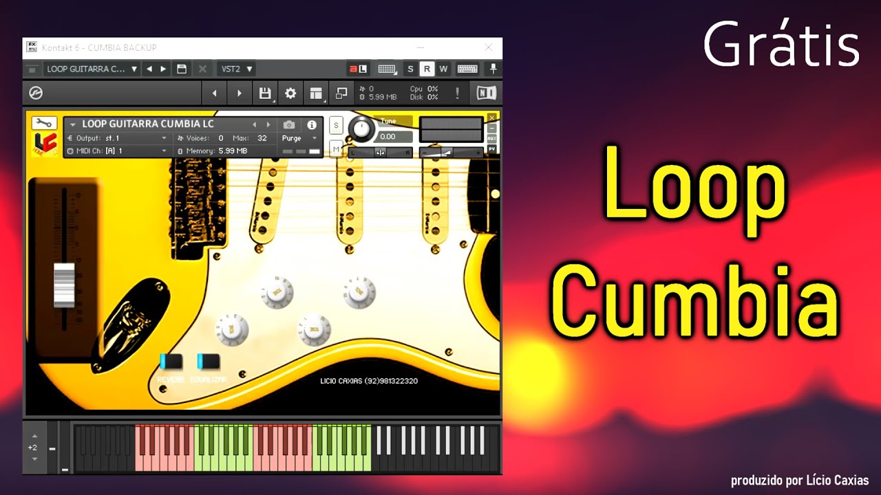 loop guitarra cumbia (grátis)