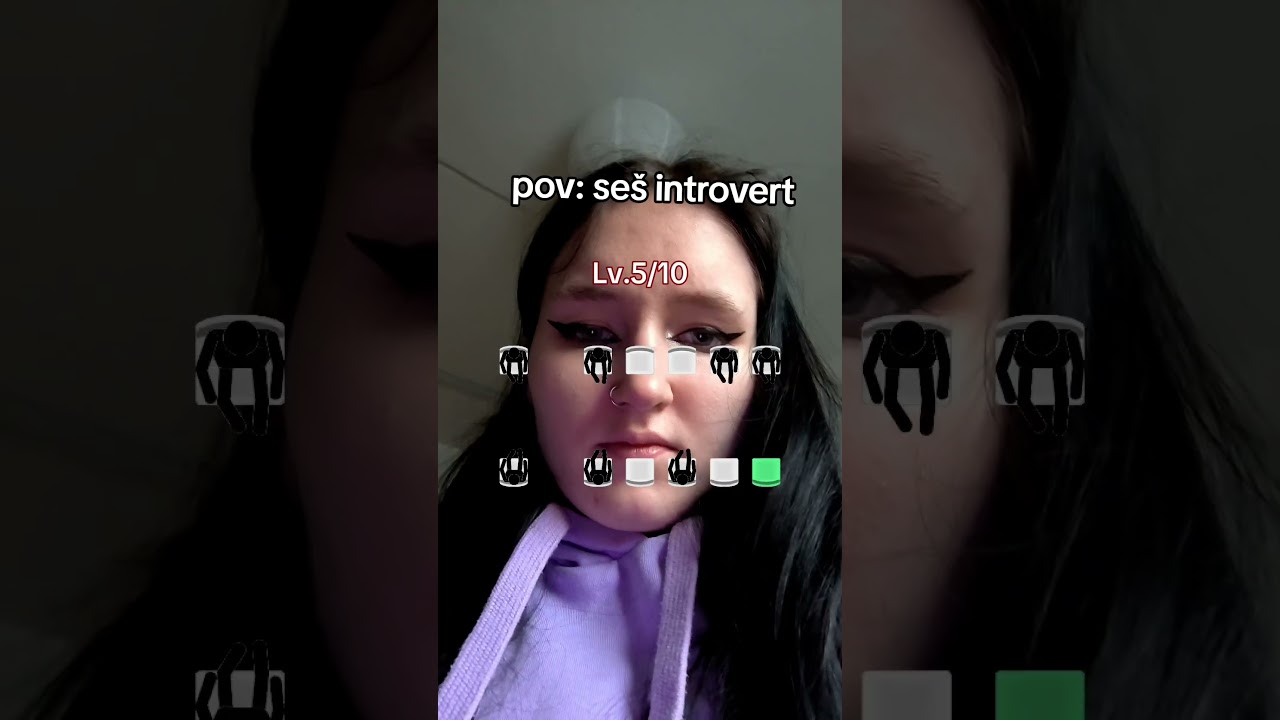 TEST INTROVERZE! 🤯 Jsem INTROVERT?! | @anekoanimecz #introvert #tiktok #anekocz