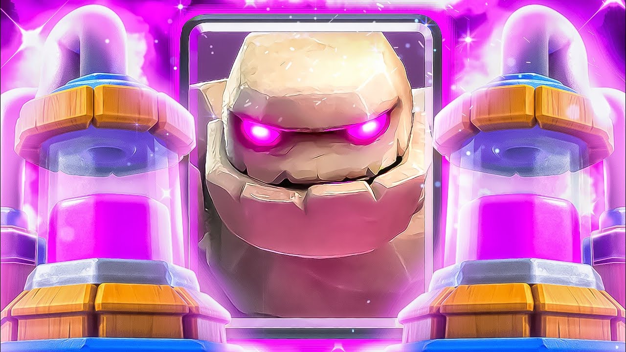 PUSH TOP LADDER With GOLEM DECK!