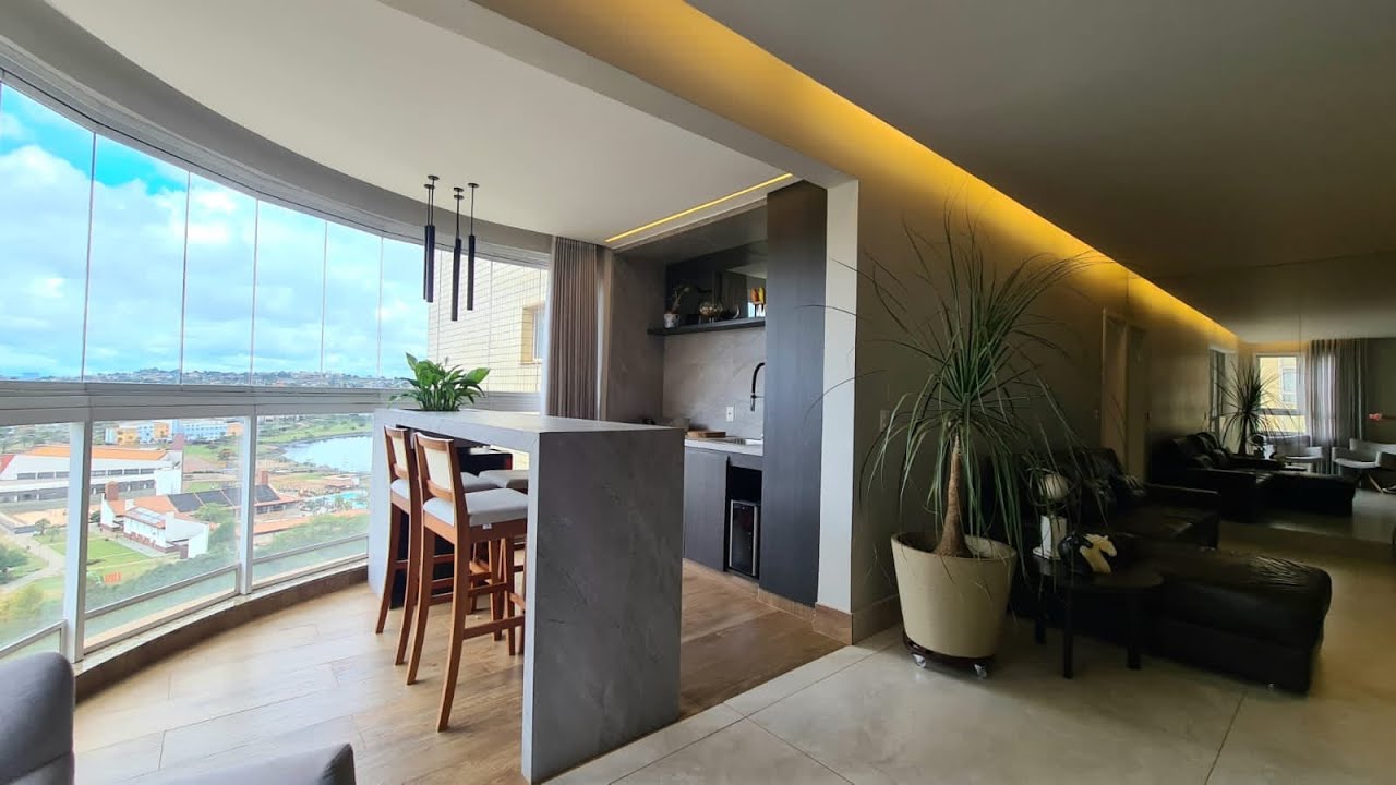 Lindo apartamento decorado &agrave; venda com 4 quartos e vista panor&acirc;mica do Alphaville, Nova Lima/MG