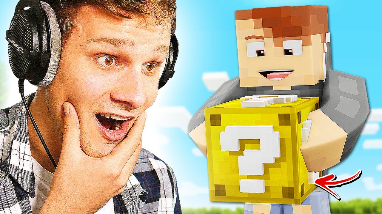 Ik speel Minecraft LUCKY MODE..