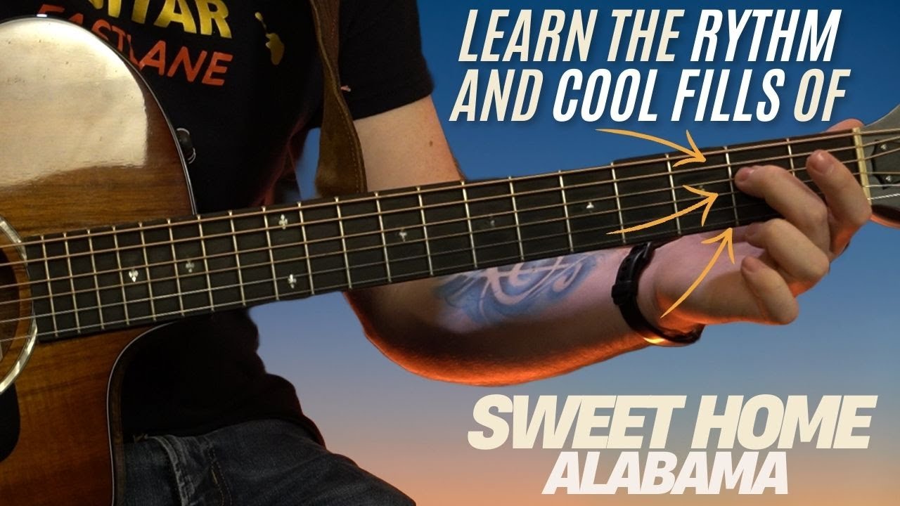 How to Play Sweet Home ALABAMA (3 Easy Chords & Riffs!)