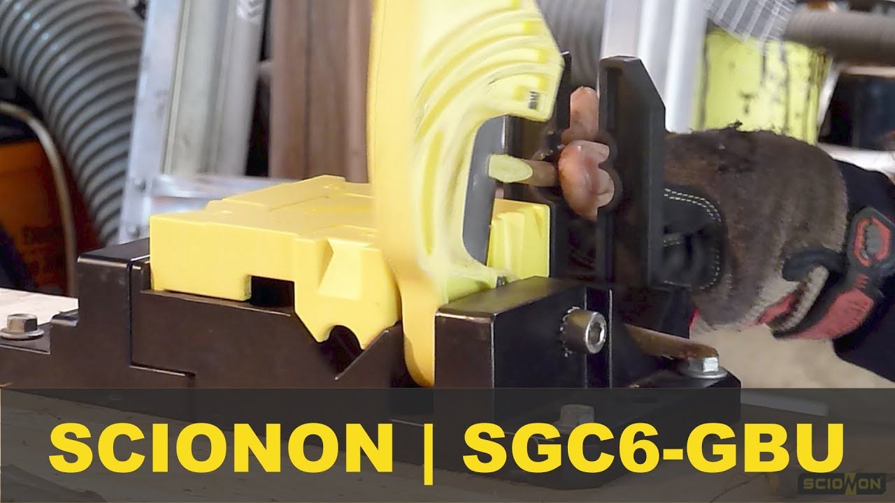 SGC6-GBU | Apple whip&tongue grafting with the SCIONON Guillotine Base Unit
