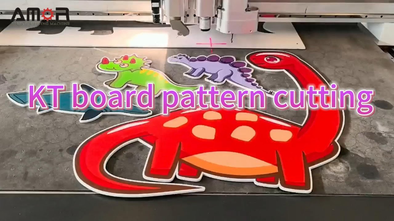 CNC Digital Cutting Machine with Camera for KT Board Pattern Recognition Cutting|Smart Vision System