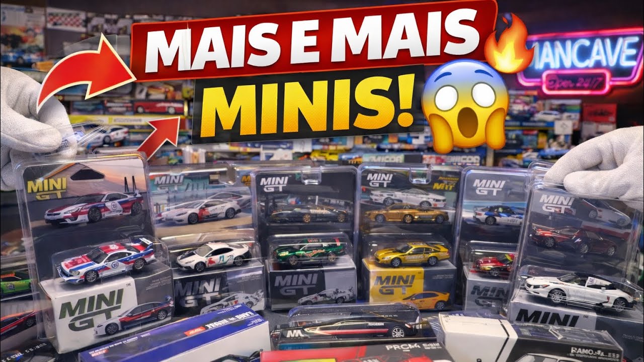 Nossos Novos - POP RACE, KAIDO HOUSE e MINI GT
