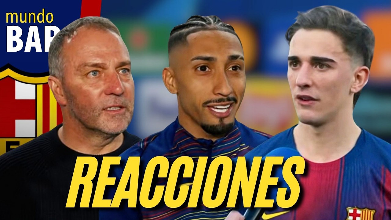 🎙️ MVP RAPHINHA, GAVI tras su regreso y FLICK HABLAN | Reacciones FCB vs Sevilla (5-2)