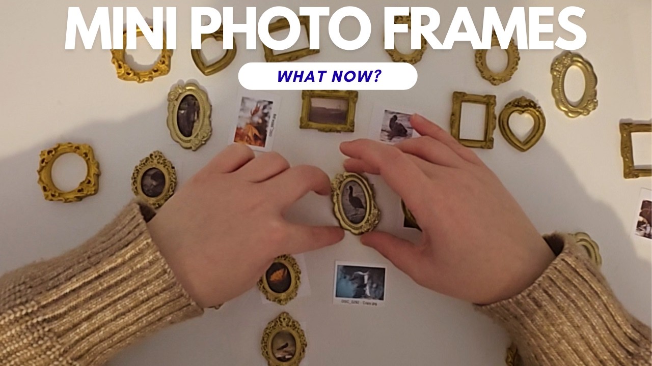 Mini Gold Frames + My Photos = The Cutest DIY Magnets | What Now?