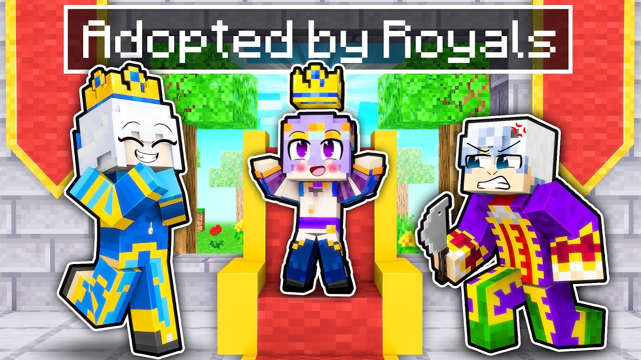Adopted by ROYALS In Minecraft!