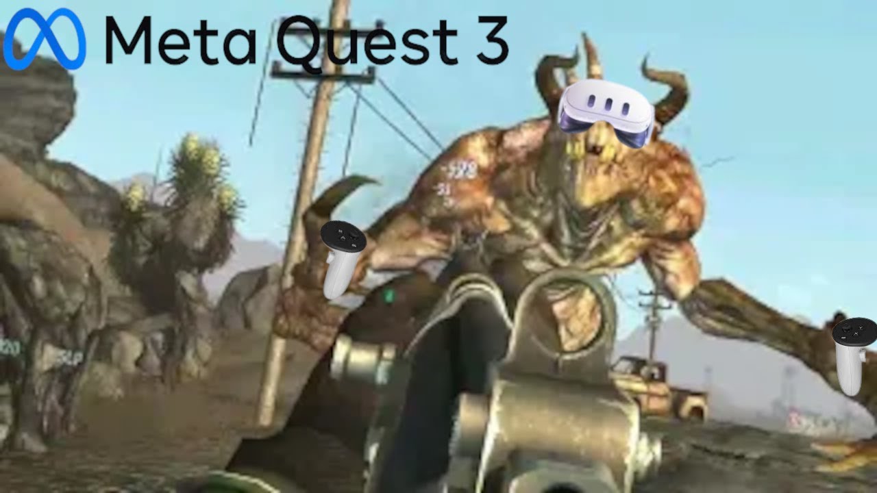 Fallout new vegas VR with Mods Metaquest 3 Vorpx